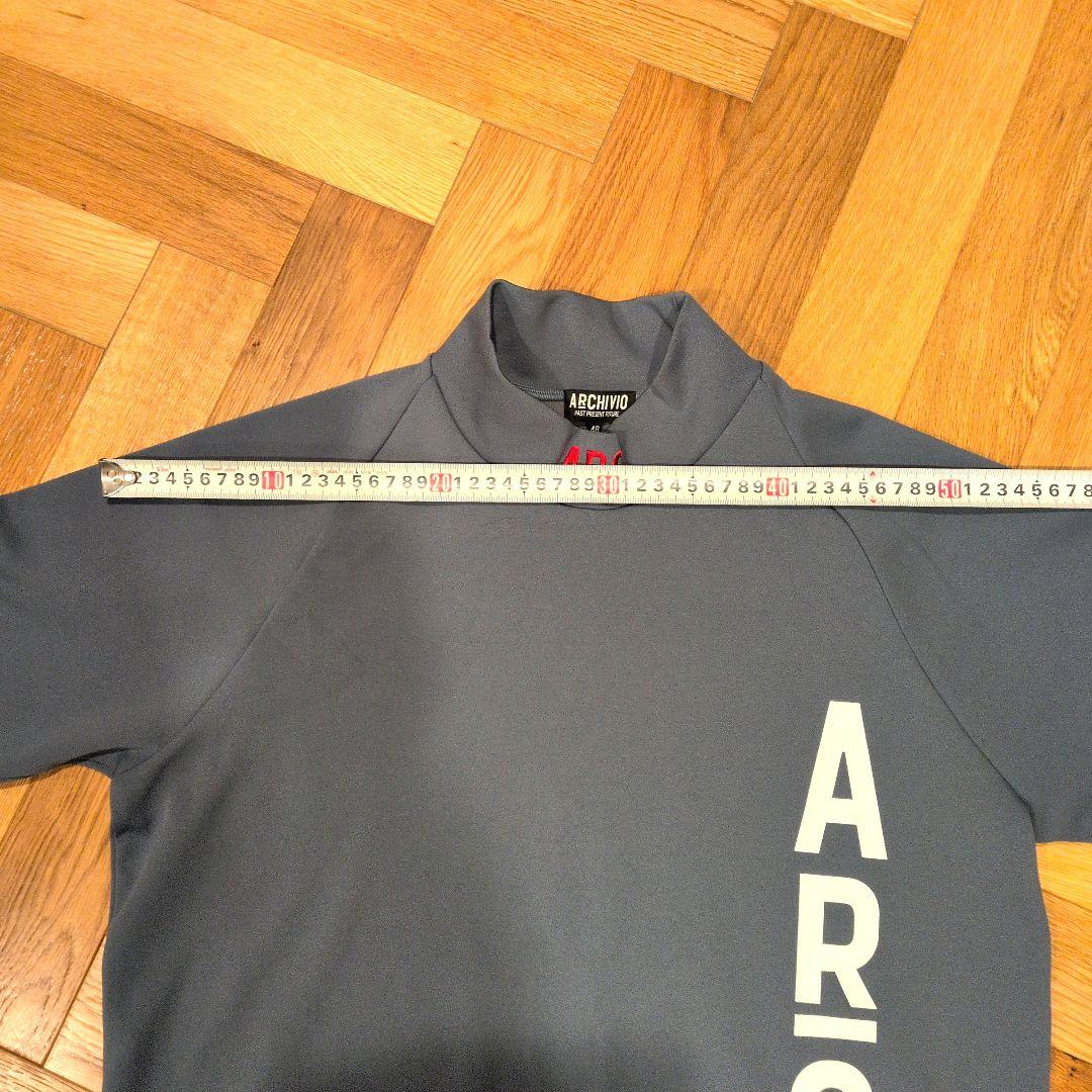 【美品】ARCHIVIO 吸汗速乾　モックネック　メンズ長袖　L