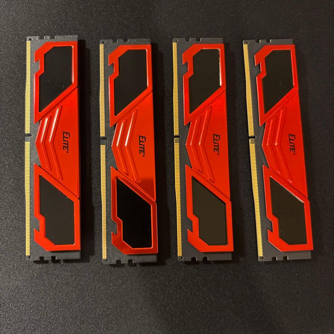 TEAM Group デスクトップメモリ DDR4 8gb x4 (32gb)