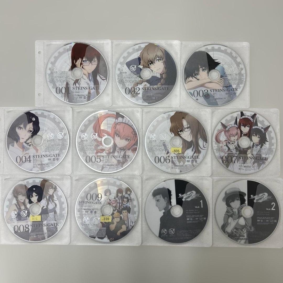 シュタインズゲート　シュタインズゲートゼロ　DVD 全巻セット　レンタル落ち