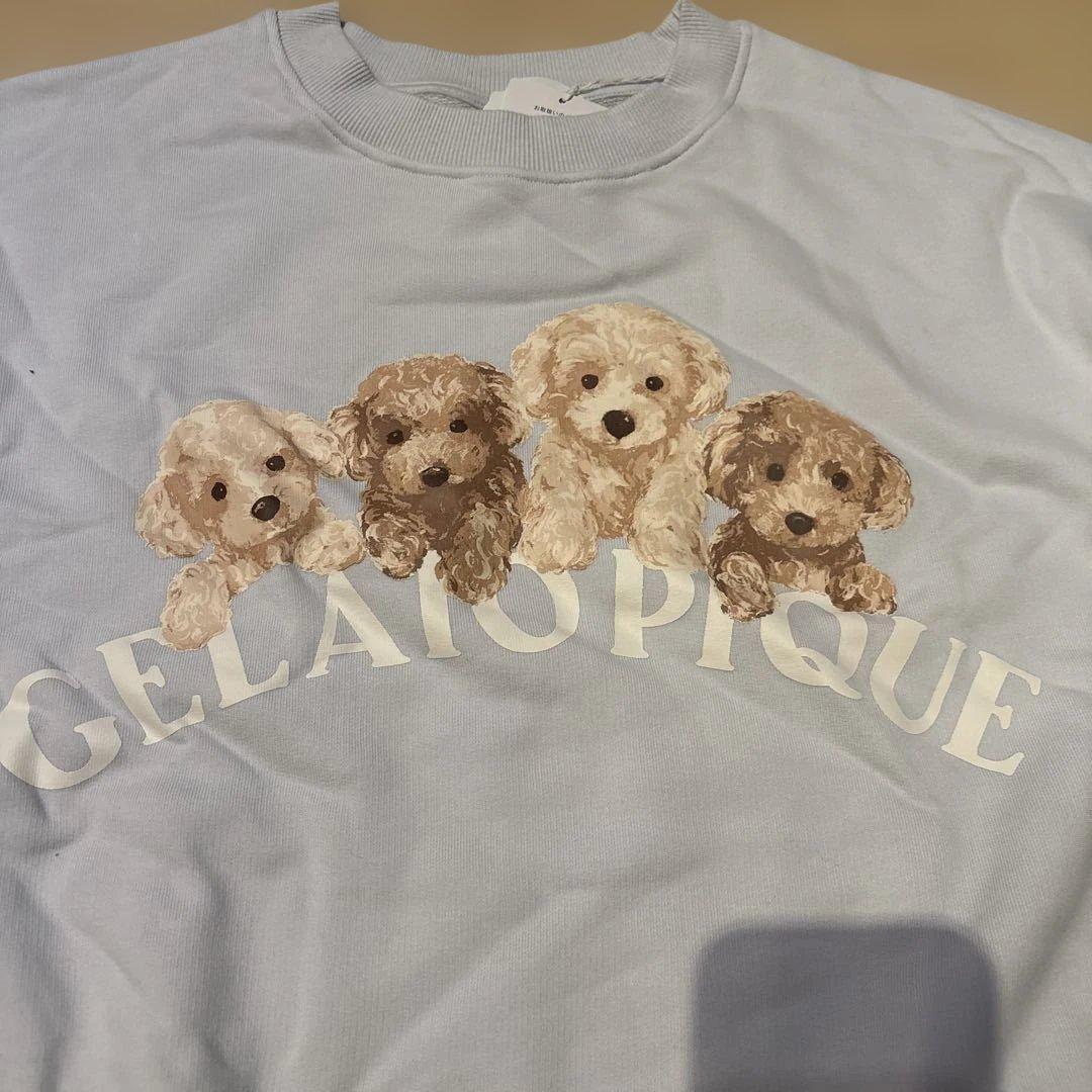 【未使用】GELATOPIQUEトイプードルスウェット