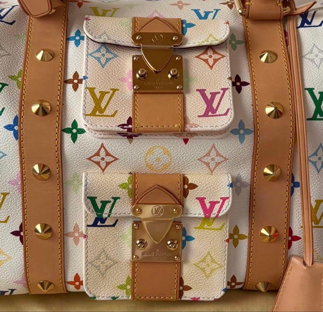 LOUIS VUITTON マルチカラー キーポル45ボストンバッグ