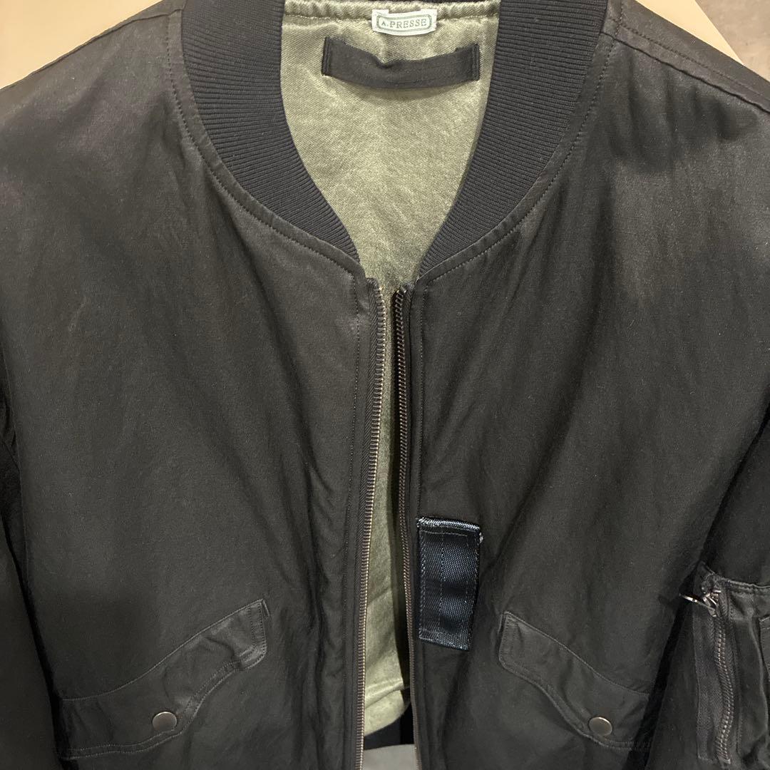 日曜限定A.PRESSE Vintage Silk Flight Jacket
