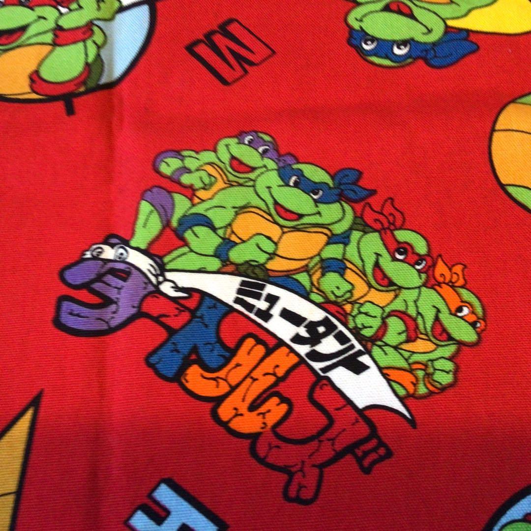 TMNT タートルズビンテージシーツ&生地　3枚セット
