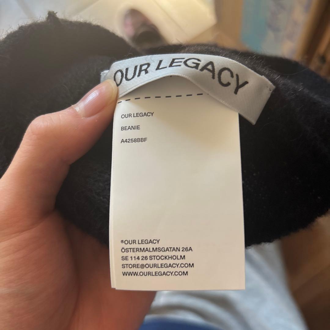 帽子 OUR LEGACY BEANIE / BLK