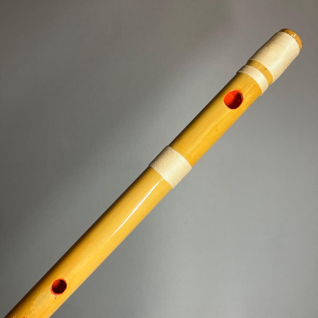 篠笛 四本調子G#管　 CMR4-39 唄物　ドレミ調　天地糸巻竹笛 西洋音階
