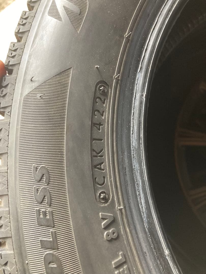 まーやん22年製バリ溝ブリヂストンVRX2。155/65R14 2本
