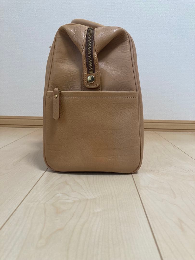 ネ*ト様 【新品・タグ付き】PORTER 牛革ボストンバッグ ベージュ（日本製）