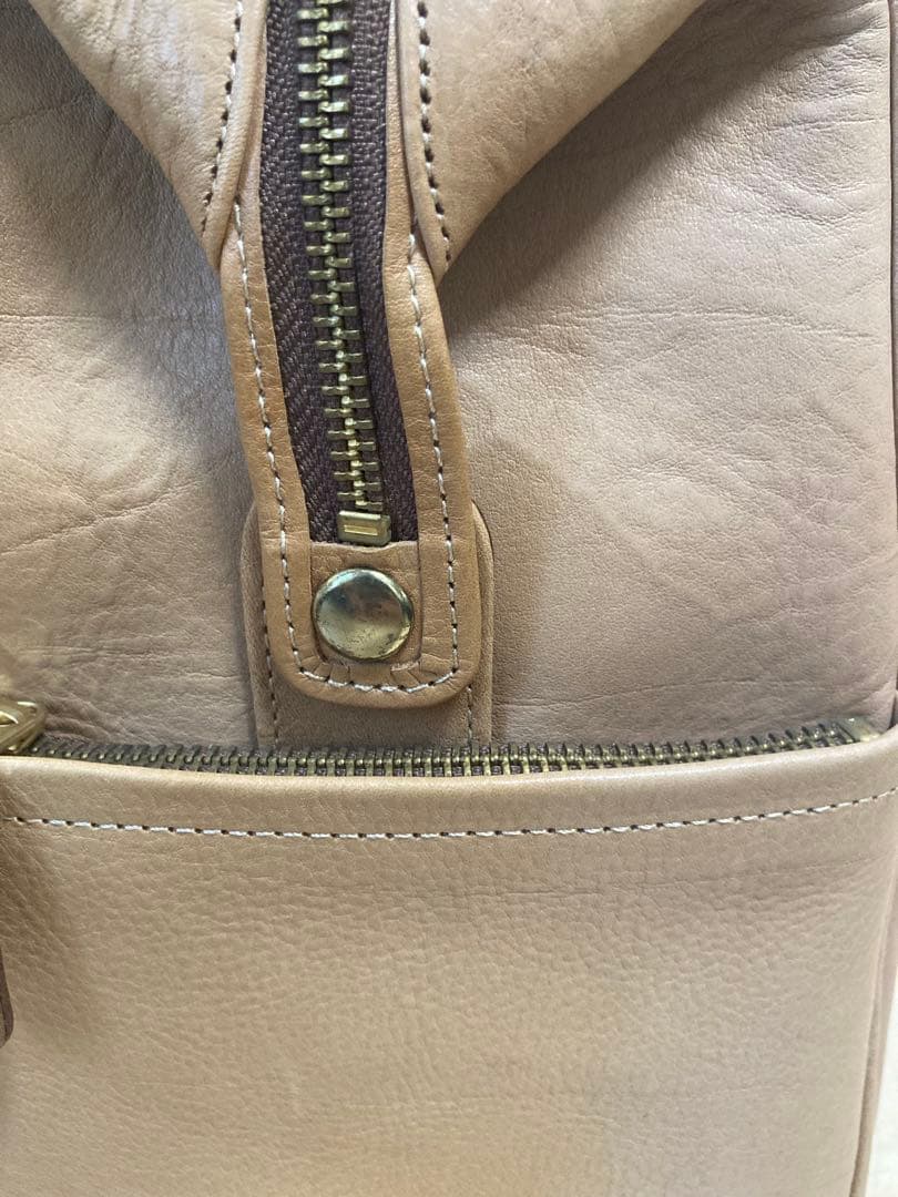 ネ*ト様 【新品・タグ付き】PORTER 牛革ボストンバッグ ベージュ（日本製）