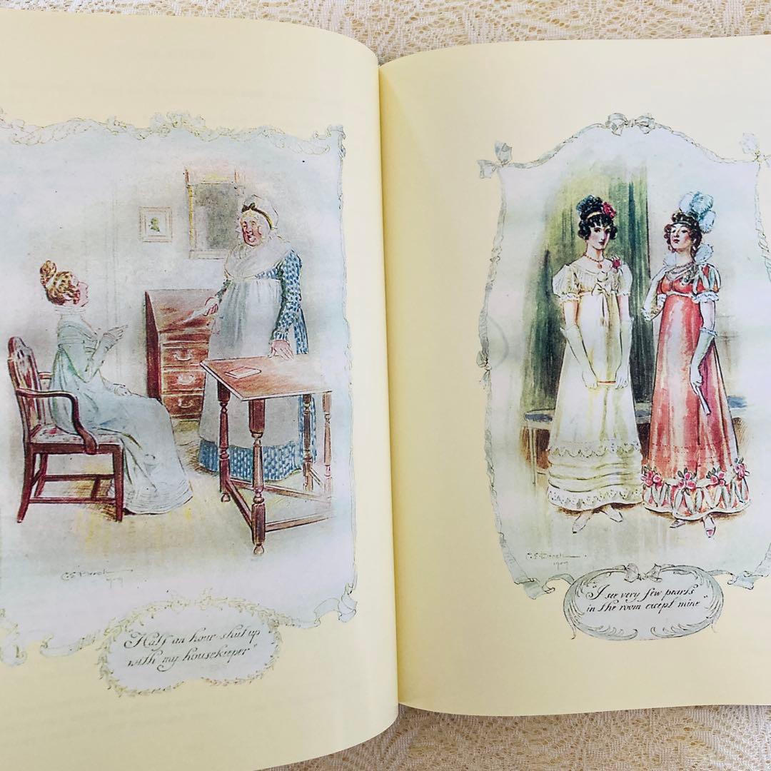 洋書　古書　ジェイン・オースティン作品集　豪華な特別限定版♡　大型本