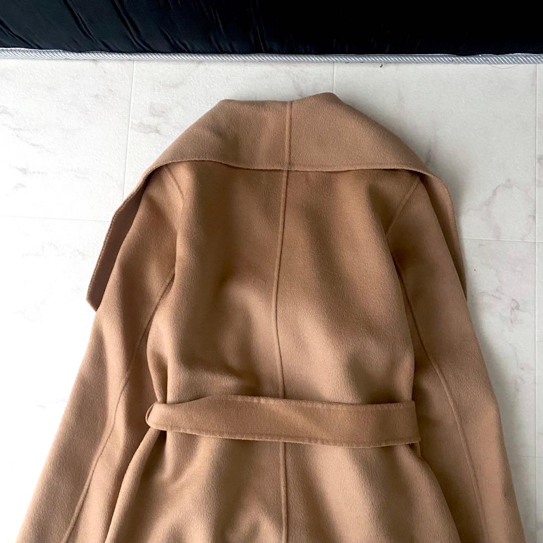 美品☆ IVY &OAK アイビーオーク ウールガウンコート ゆったり 38