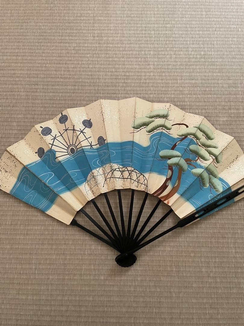 十松屋福井芳年敏　能楽　扇　2組
