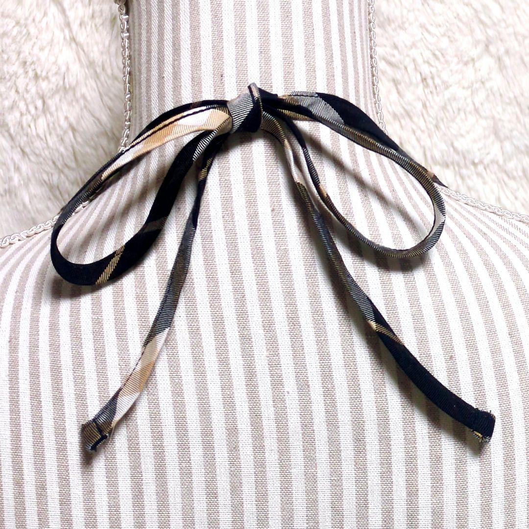 美品✨BURBERRY BLUE LABEL　チェック柄キャミ✨️ホルターネック