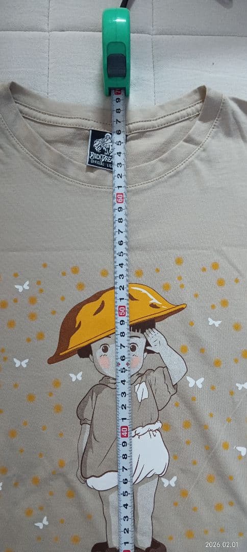お土産Tシャツ　火垂るの墓　節子　サクマドロップス
