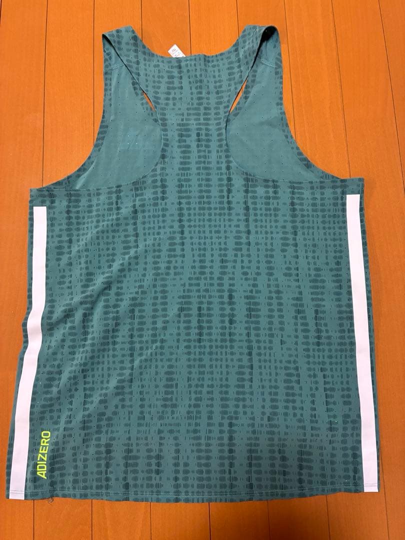 4*送様 adidas adizero シングレット&ショートパンツ上M 下S(