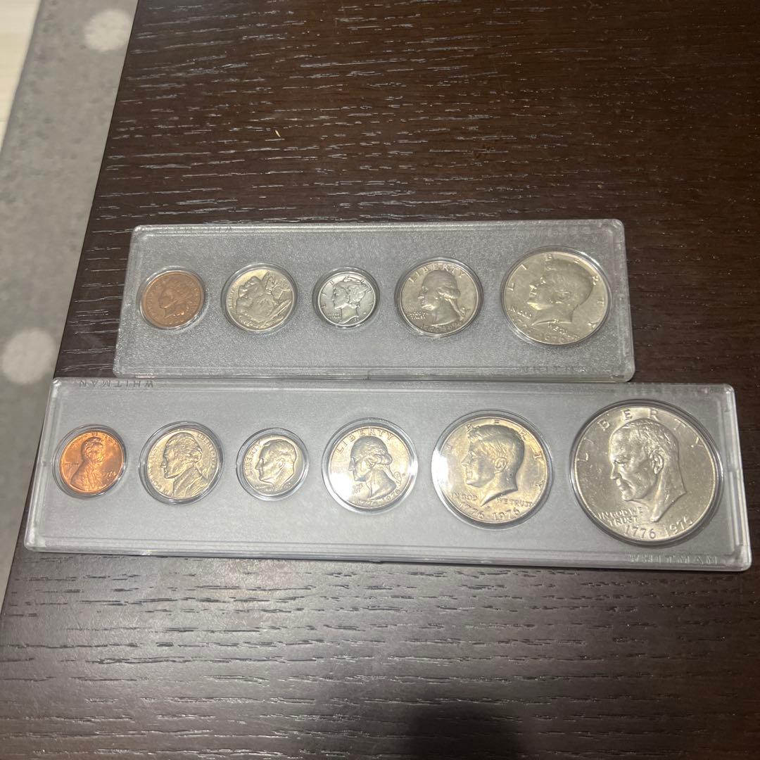 アメリカ合衆国 旧貨幣セット 1976