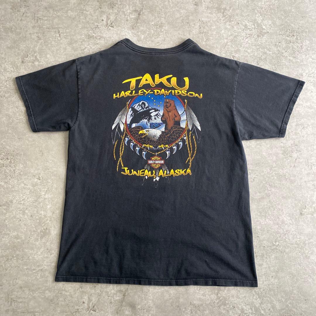 Zayn Malik着90sハーレーダビッドソンTシャツUSA製ブラック黒XL