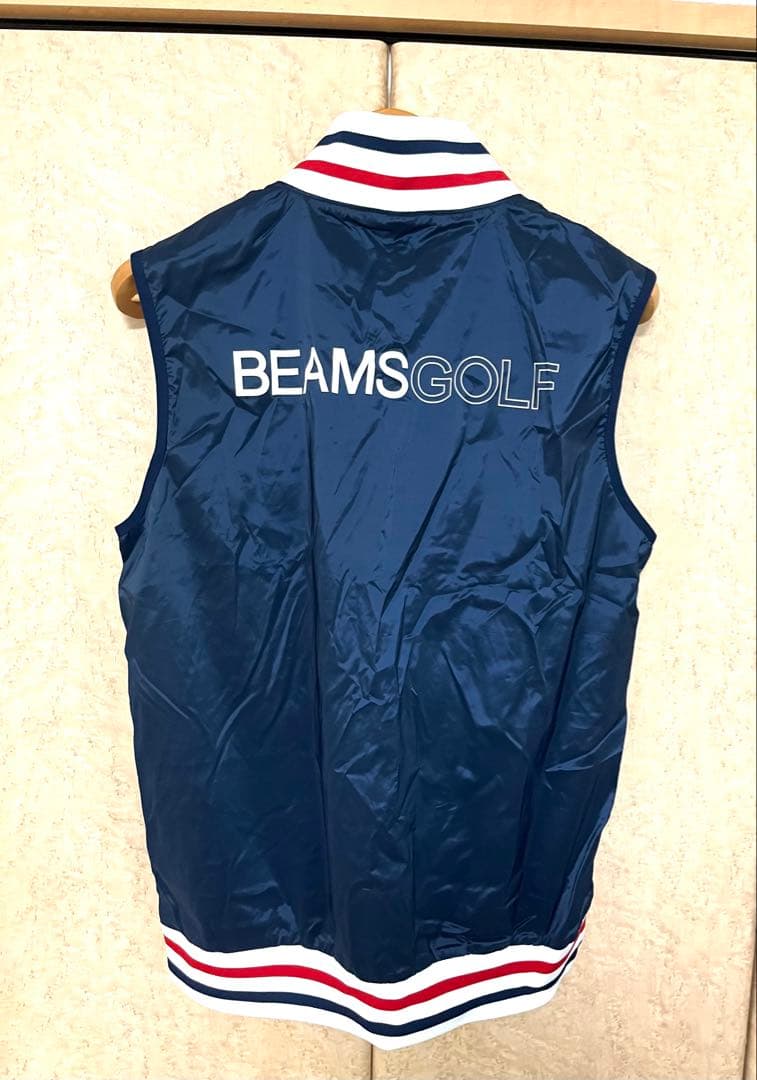 【未使用】BEAMS GOLF ネイビー XL ベスト