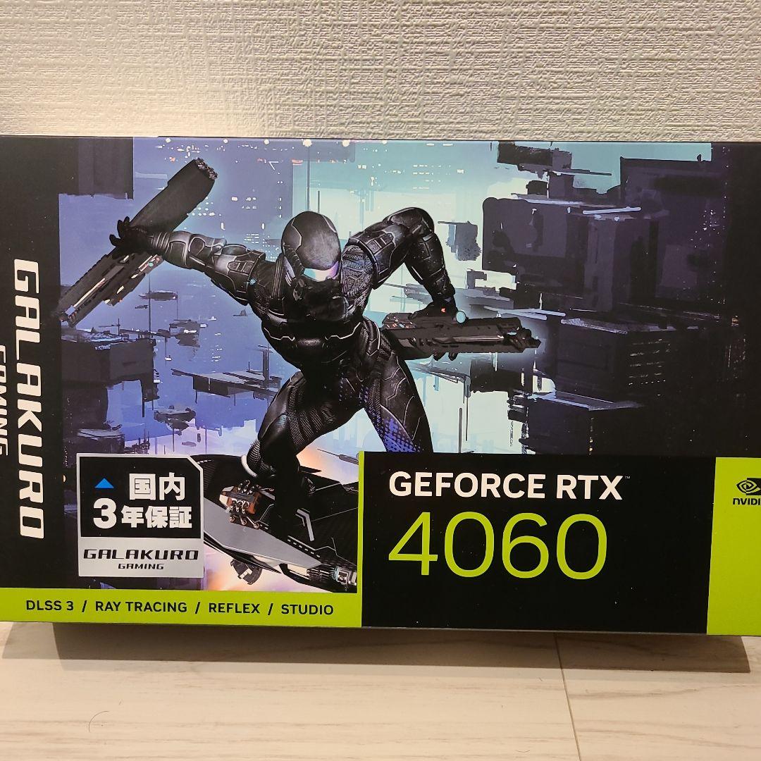 メ*4様 【新品未開封】玄人志向 RTX4060 グラフィックボード
