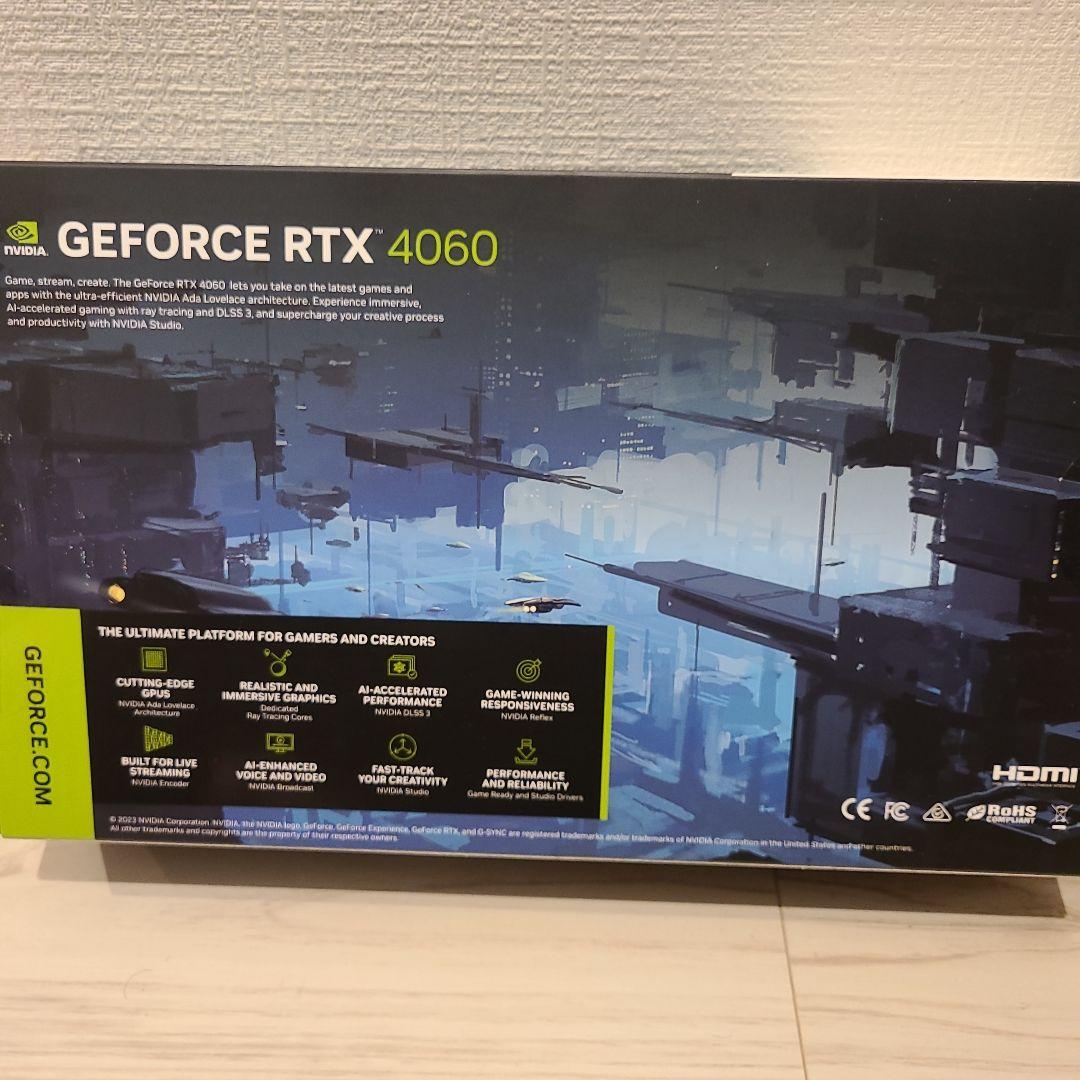 メ*4様 【新品未開封】玄人志向 RTX4060 グラフィックボード