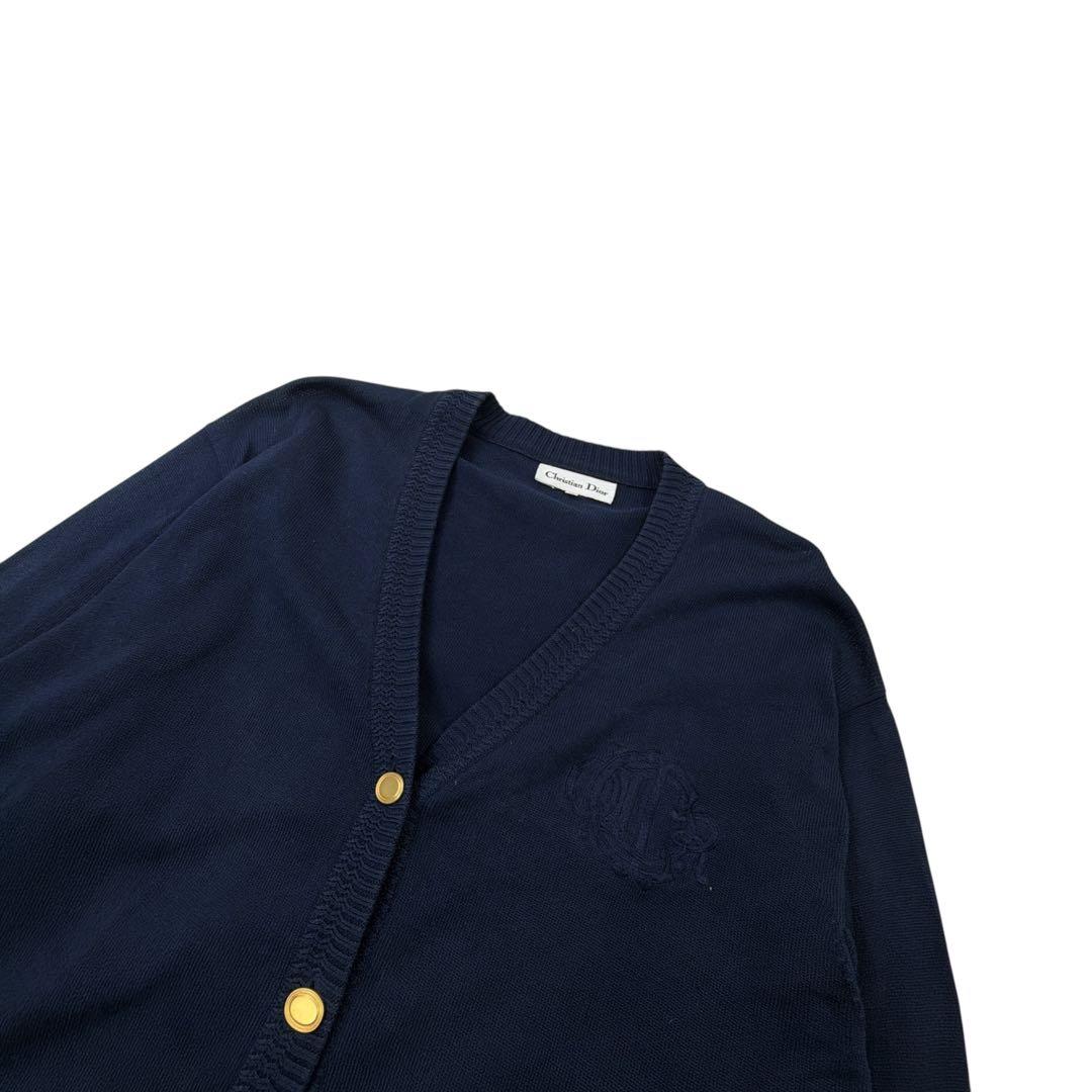 【レディース】Christian Dior カーディガン 金ボタン M