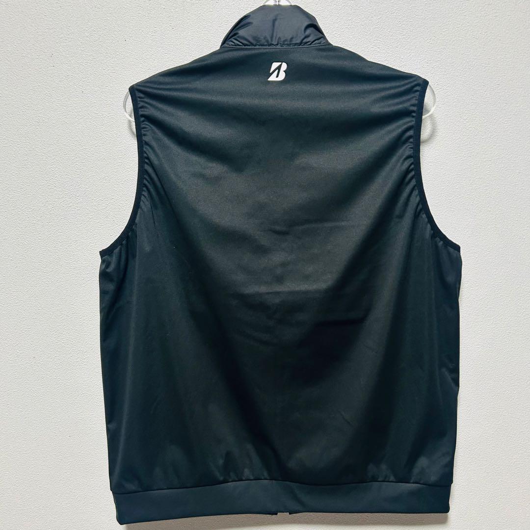 極美品✨ブリヂストンゴルフ　ダウンベスト　ブラック　L L ゴルフウエア