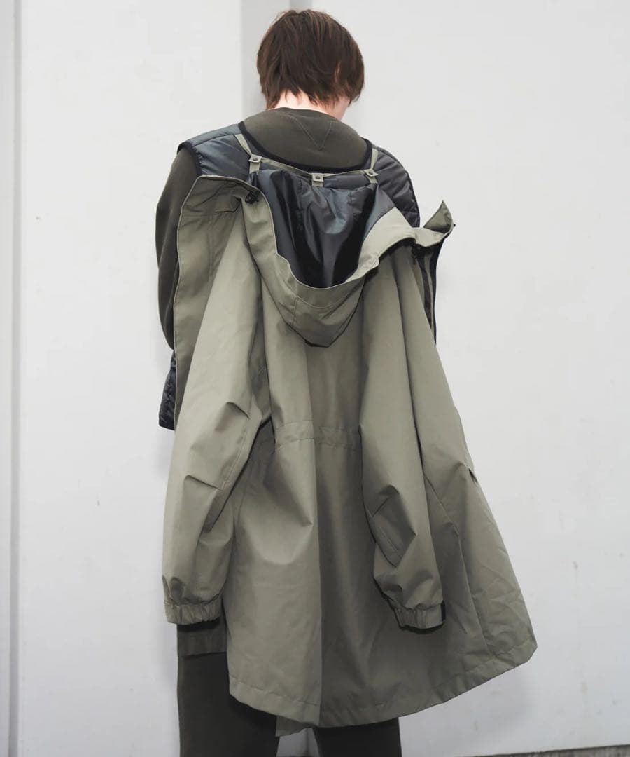 美品 プラスフェニックス モッズダウンコート メンズ M plus phenix