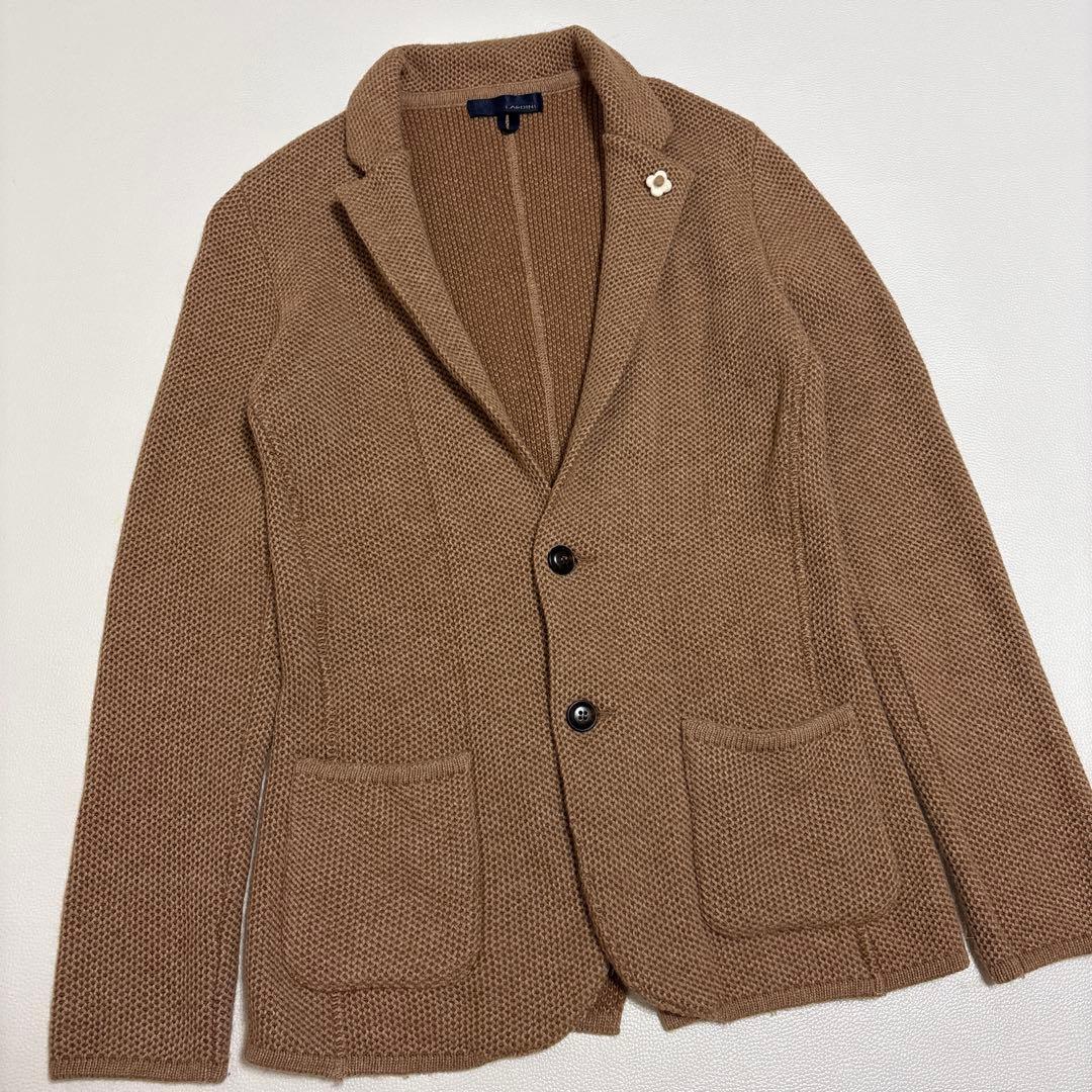LARDINI ラルディーニ ウール アルパカ ニット ジャケット