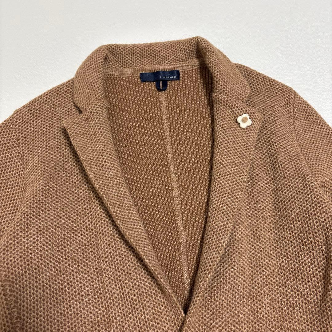 LARDINI ラルディーニ ウール アルパカ ニット ジャケット