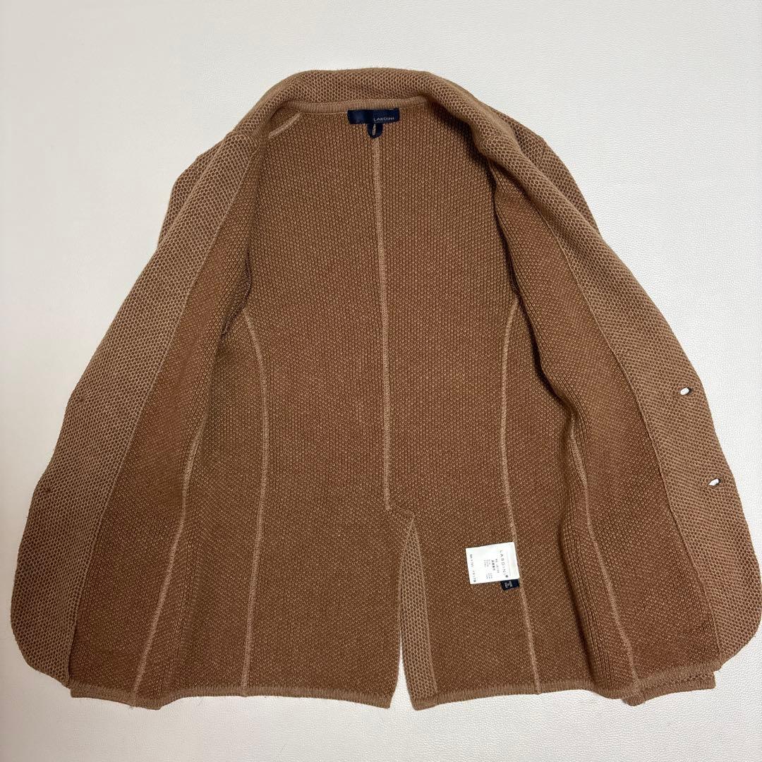LARDINI ラルディーニ ウール アルパカ ニット ジャケット