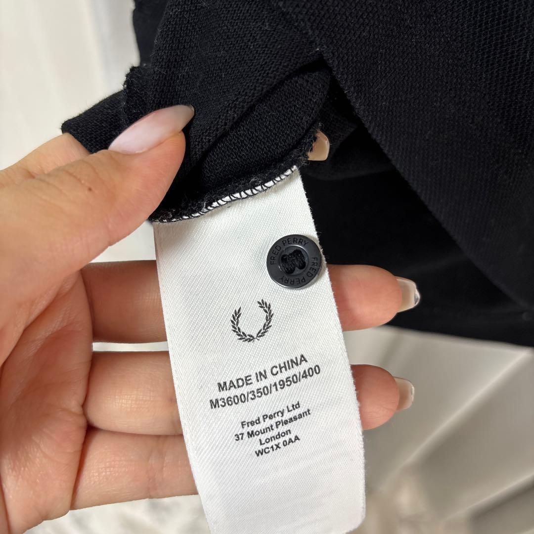 みー　Fred Perry ポロシャツ　M3600 ブラック