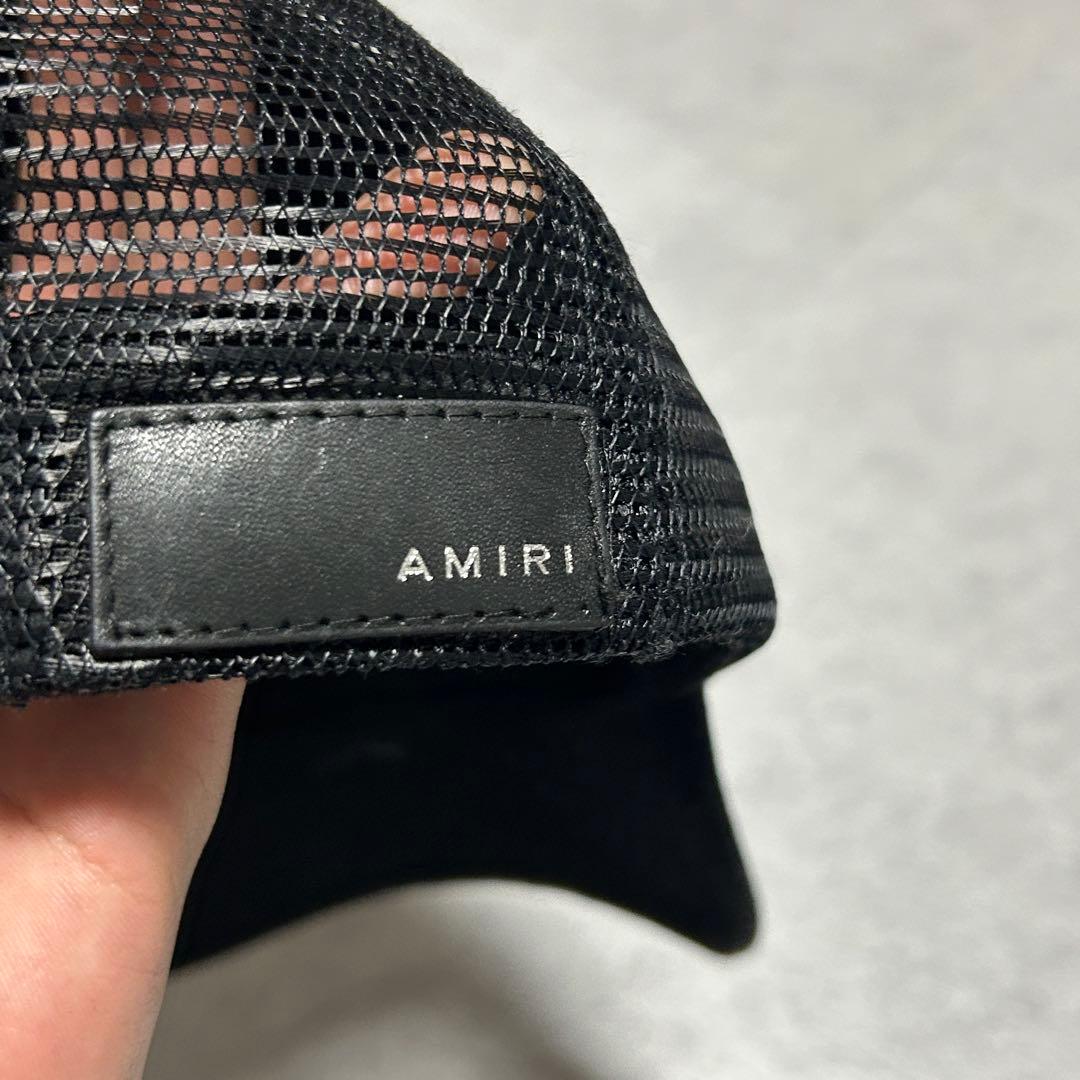 Amiri メッシュキャップ ロゴ ブラック