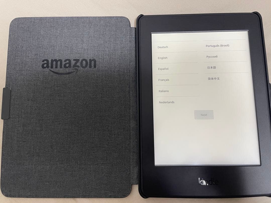Kindle Paperwhite (第7世代) 本体4GB+カバー