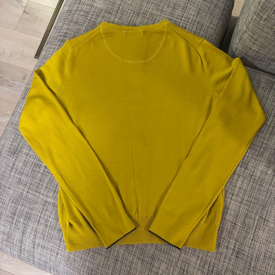ポールスミス Paul Smith カーディガン Lサイズ マスタードカラー美品