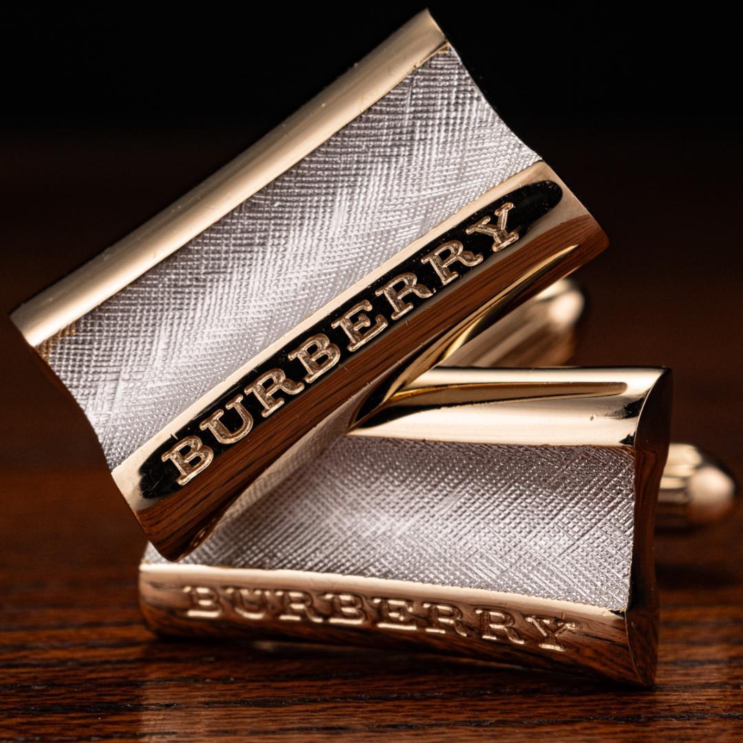 【英国王室御用達】 バーバリー カフリンクス Burberry