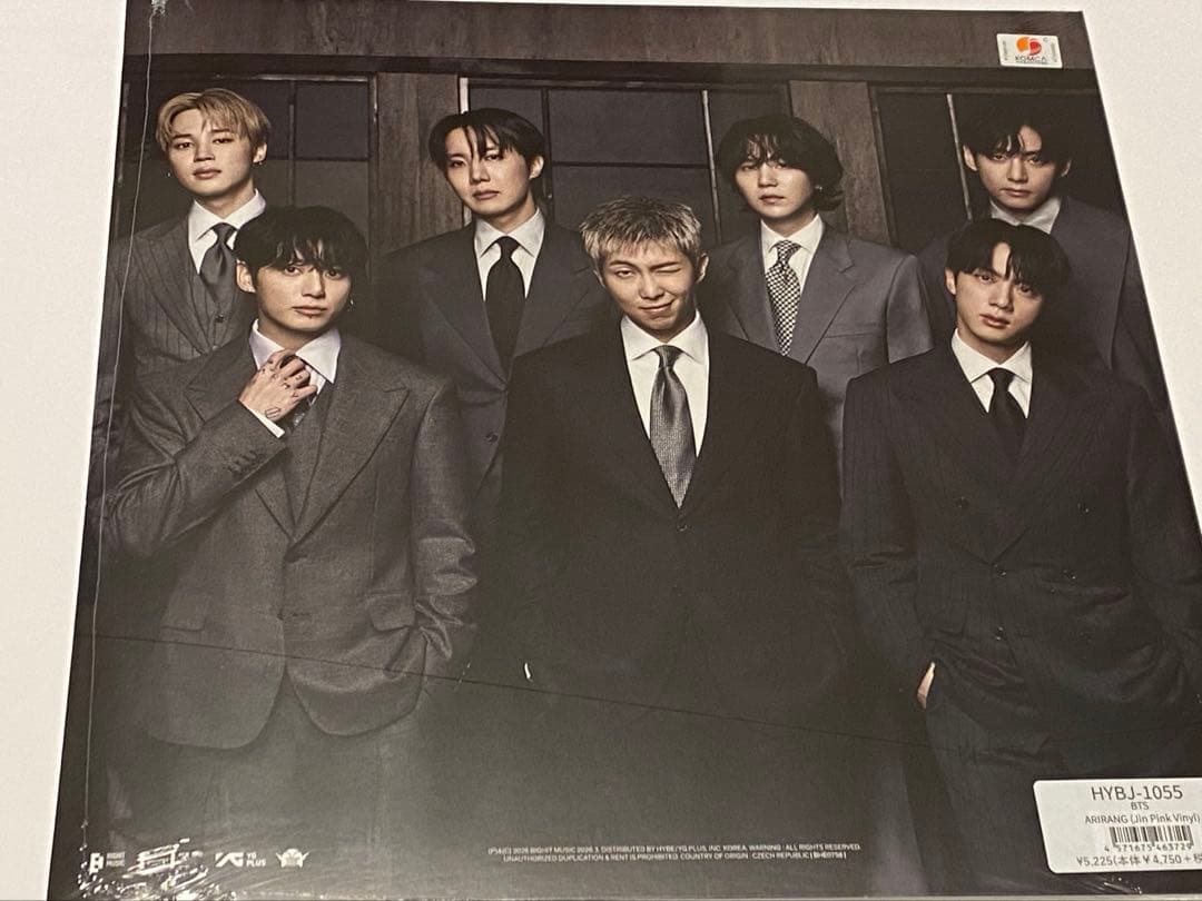 その他 BTS ARIRANG vinyl LP JIN