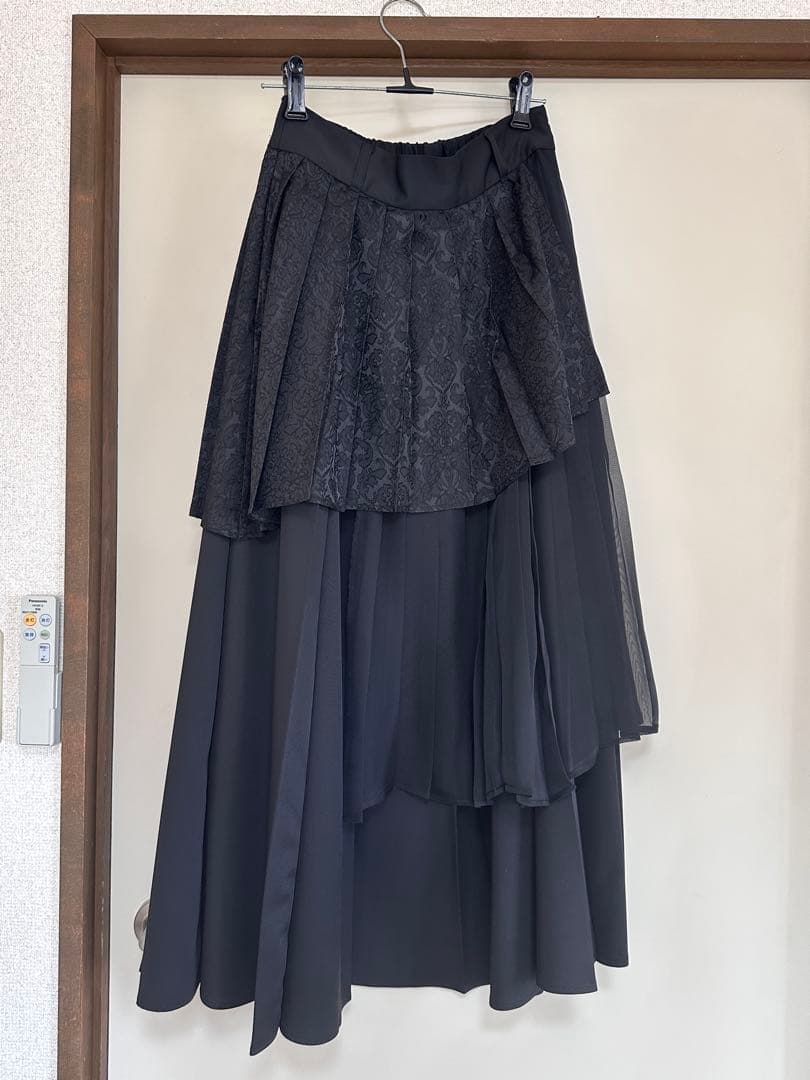 【HARE】【極美品】【値下げ可】【完売商品】ブラックプリーツスカート