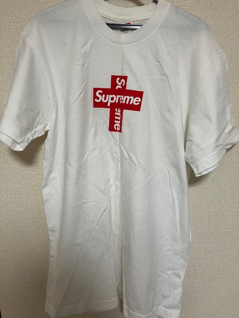 supreme クロスボックスロゴ　半袖