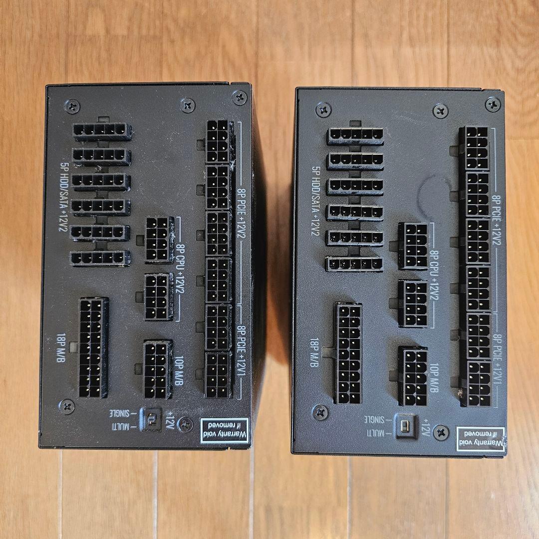 CoolerMasterV1300 1300W ATX電源ユニット┃２個セット