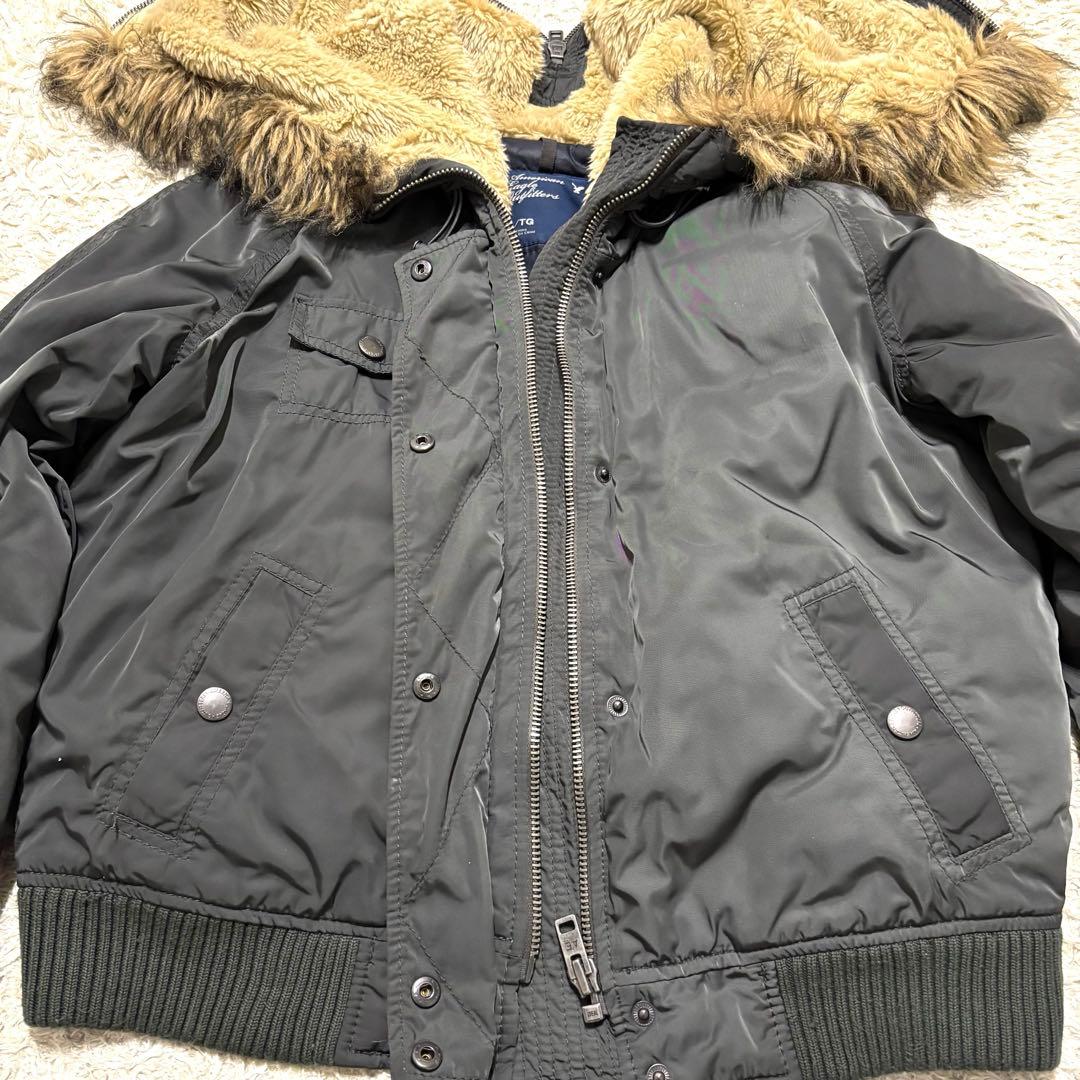 AMERICAN EAGLE N-2B フライトジャケット Y2K平成　カーキ