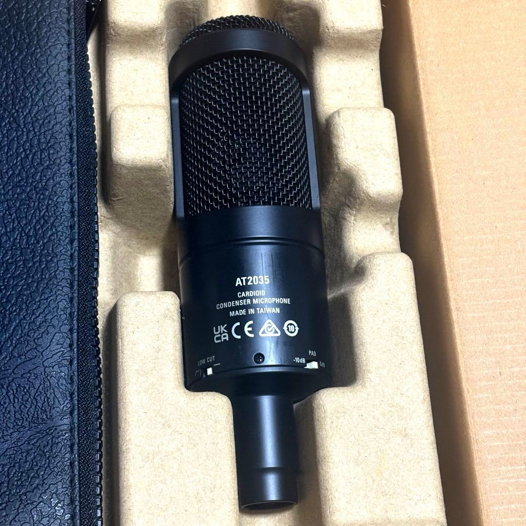 audio-technica AT2035 マイク AT8700J マイクアーム
