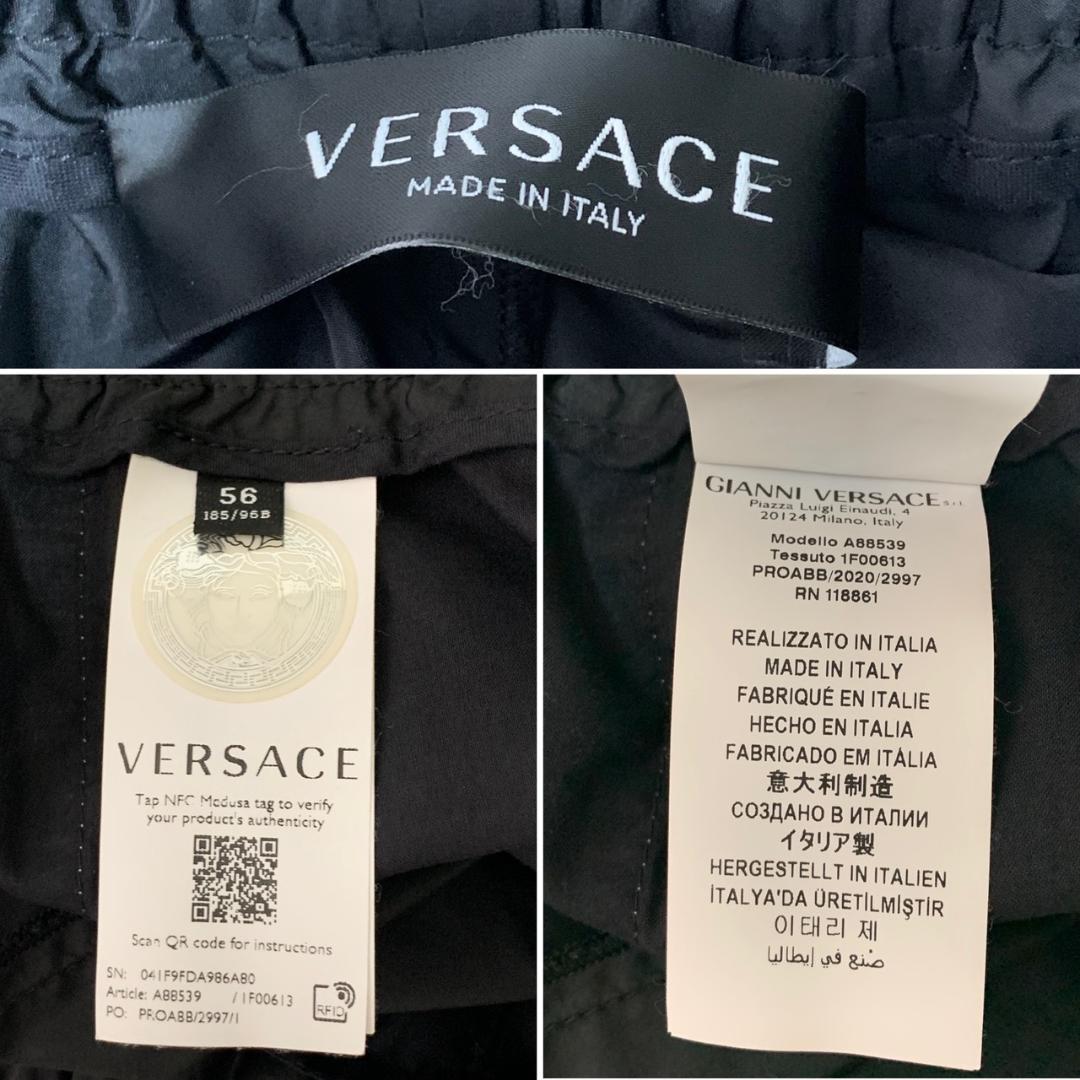 美品☆VERSACE バロック×グレカ メデューサロゴ トラックパンツ 56
