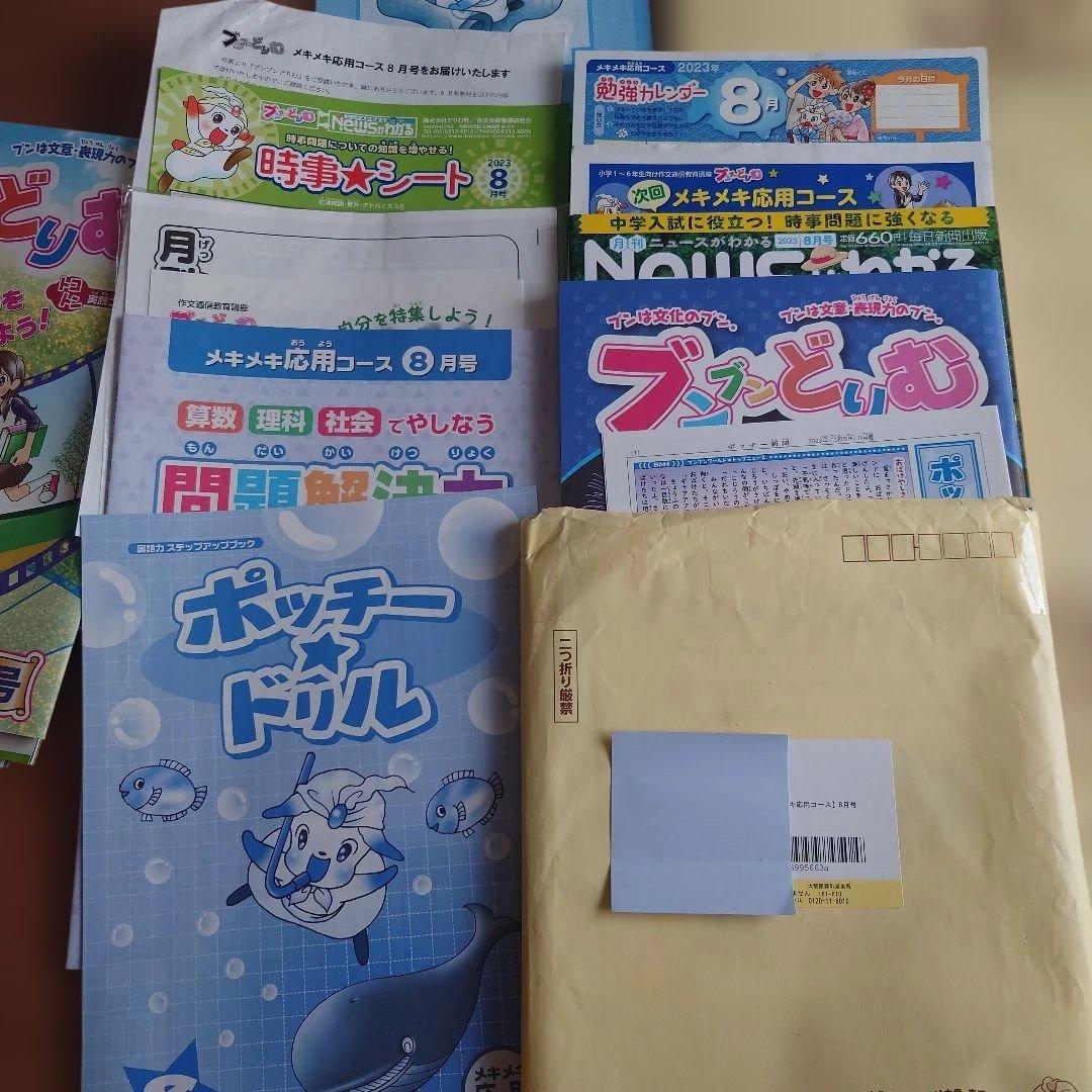 ほぼ未記入　ブンブンどりむ メキメキ応用コース　トコトン実践コース　1年1ヶ月分