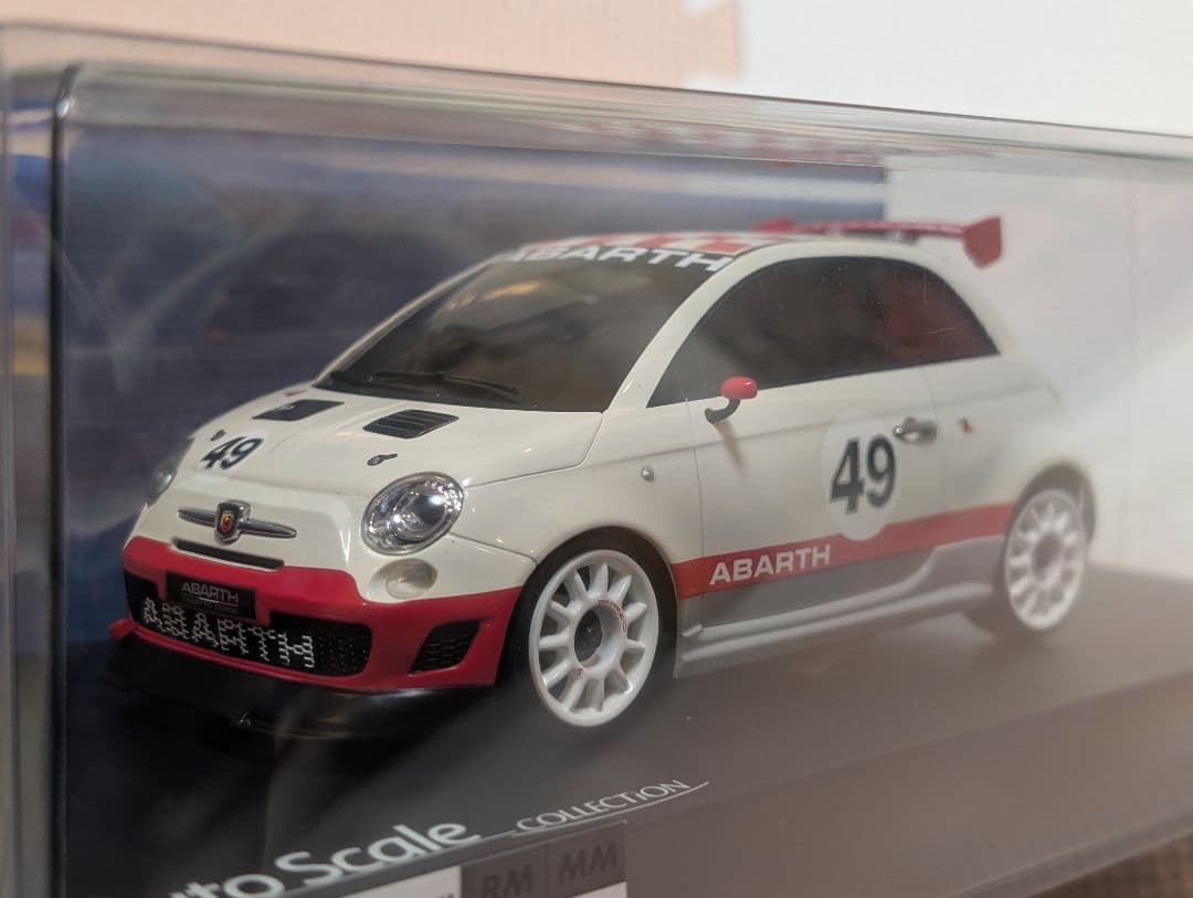 京商MINI-Z レーサー用 オートスケール アバルト 500 アセットコルセ