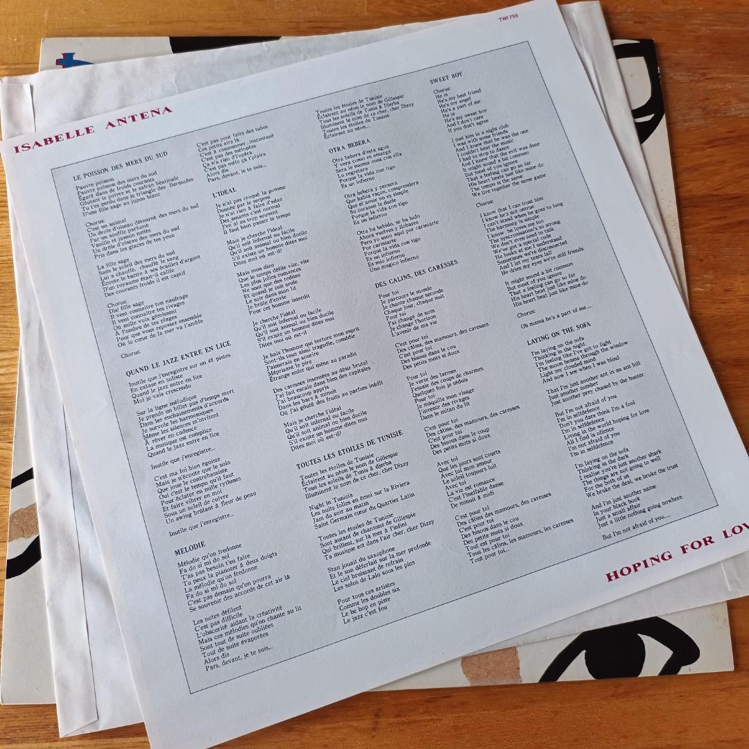 Hoping For Love（LP)/Isabelle Antena