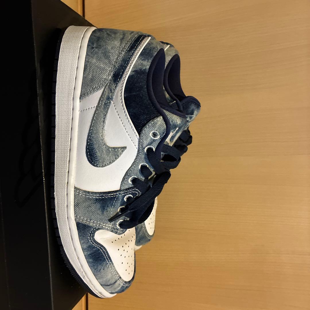 靴 Nike Air Jordan 1 Low Washed Denim 26cm