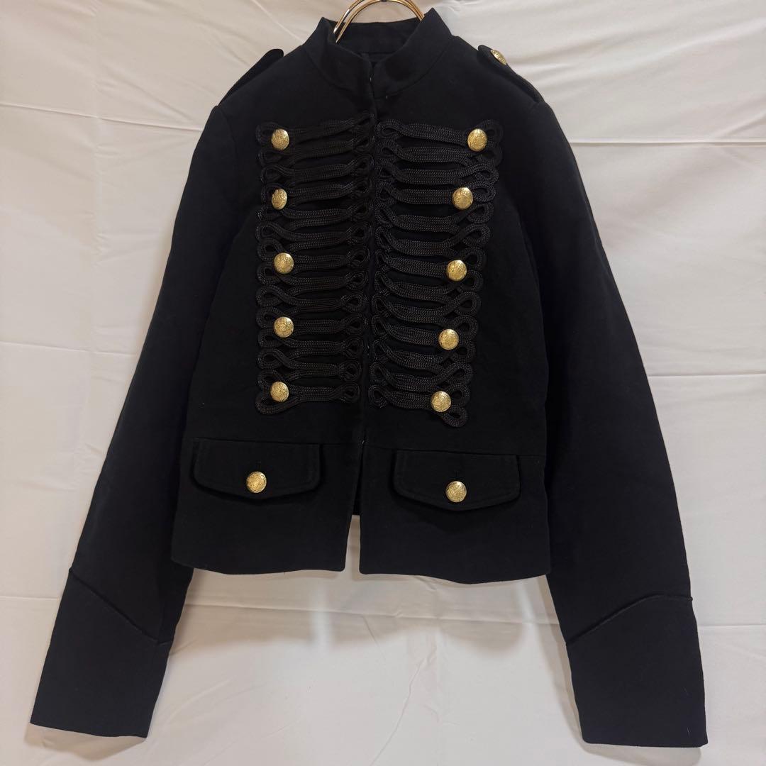 美品 GAP ギャップ ナポレオンジャケット ショート丈 金ボタン エポレット