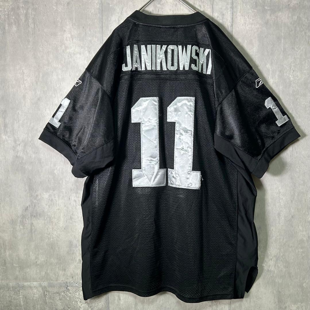 希少 NFL Raiders janikowski メッシュ ゲームシャツ