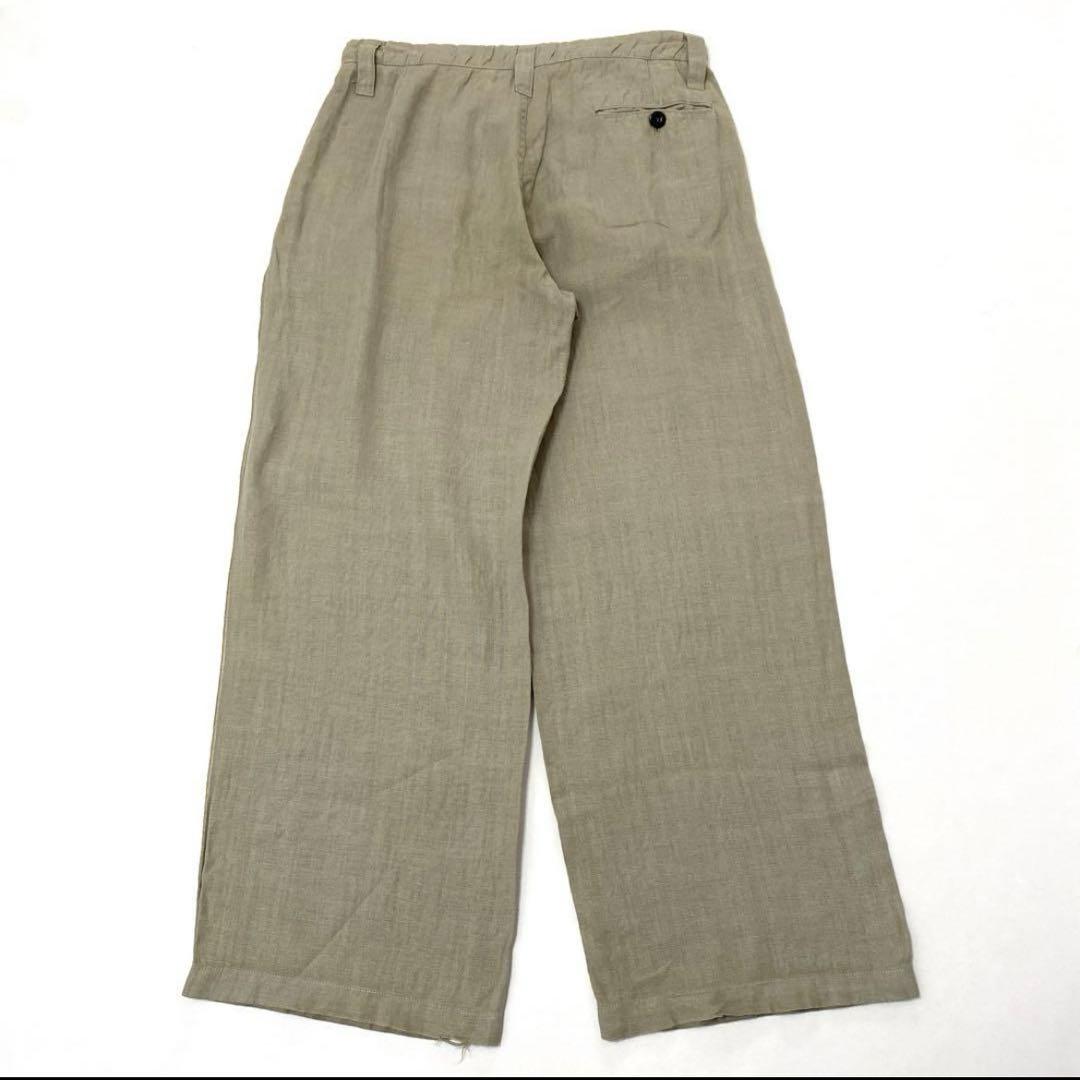 パンツ Giorgio Armani linen wide slacks