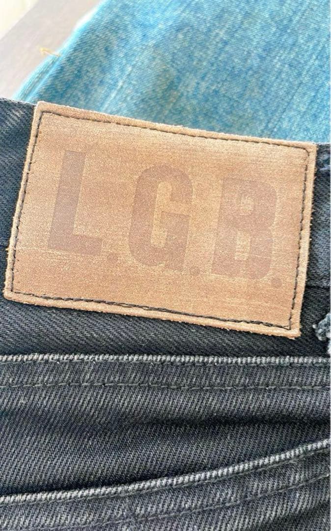 LGB【美品】ルグランブルー　ブラックデニム　サイズ25