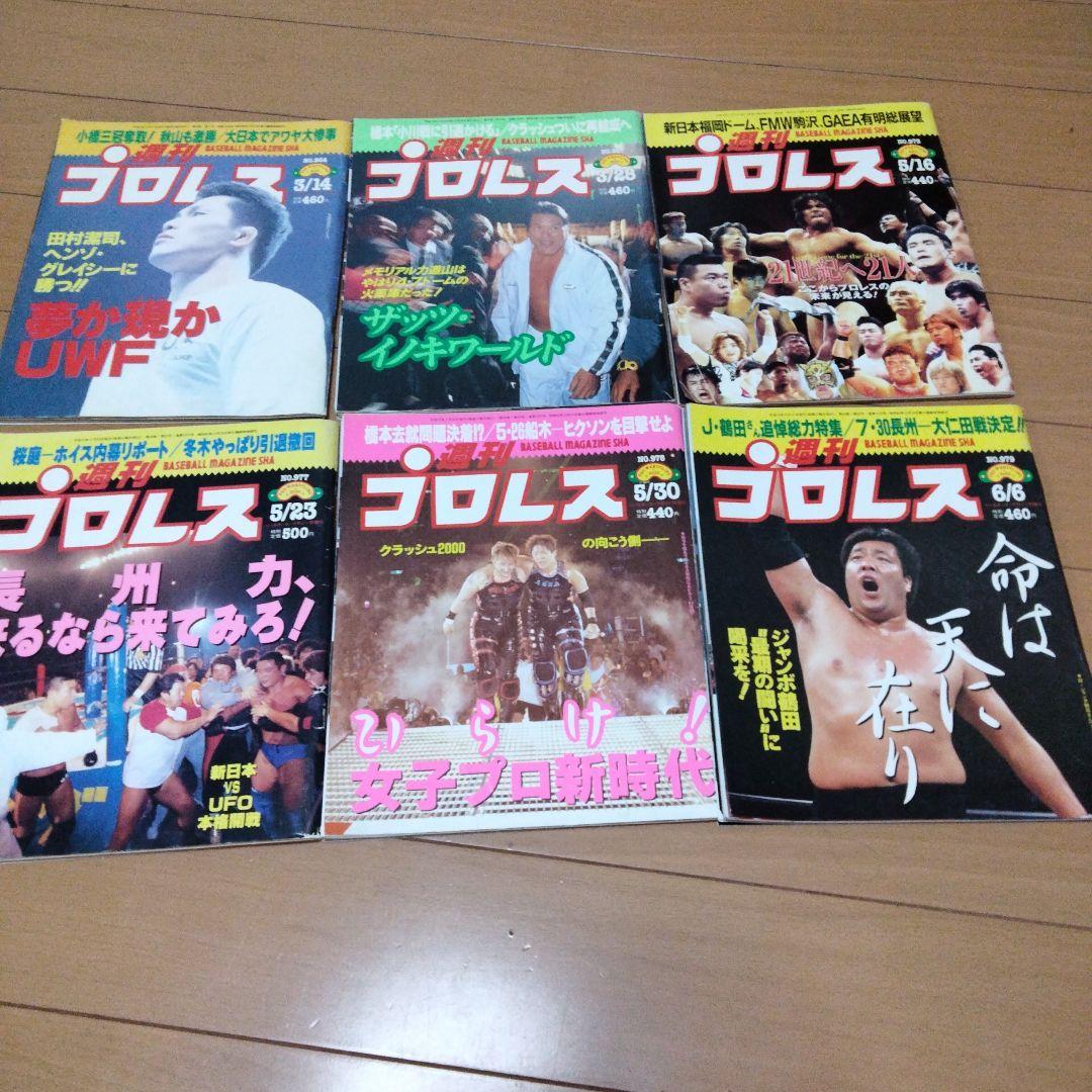 週刊プロレス　1999年2000年当時もの　30冊セット  
東京ドーム大仁田蝶